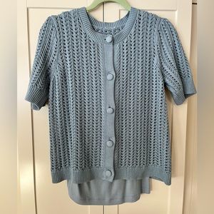 CAbi Spring 2023 combo: Doris Cardigan and Busy Tank ~ size small